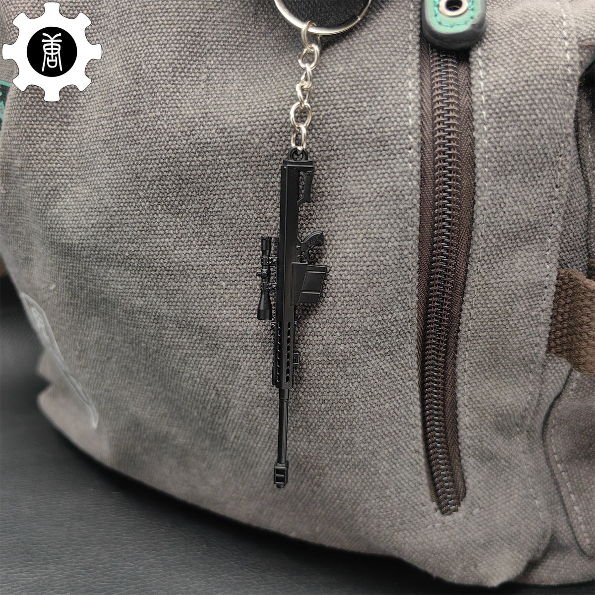 Mini Barrett 82A1 Sniper Rifle Metal Keychain - Tophatter Daily Deals