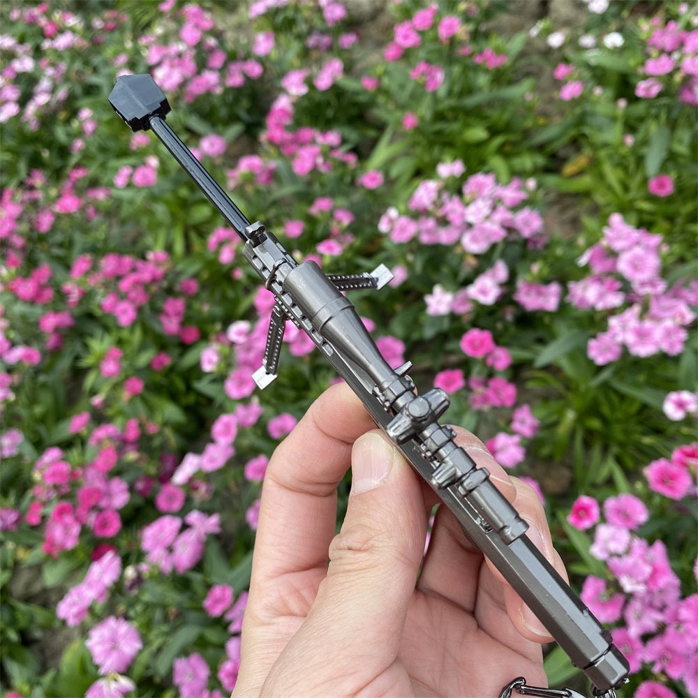 Metal Barrett M82A1 Sniper Rifle Gun Keychain 17CM/6.7" - Tophatter Daily Deals