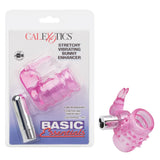 Basic Essentials Stretchy Bunny Vibrating Enhancer > Cock Ring > Vibrating - Tophatter Daily Deals