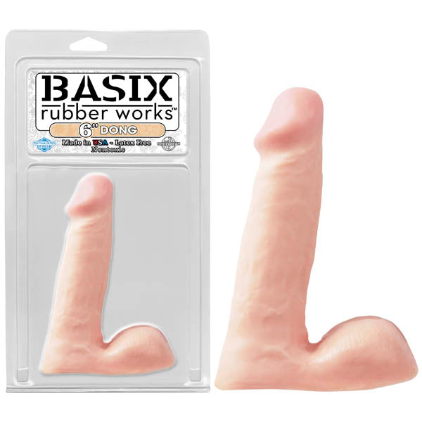 Basix Rubber Works 6 Inch Dong - 15.25 Centimeter Dong > Dildos > Realistic Dildos - Tophatter Daily Deals