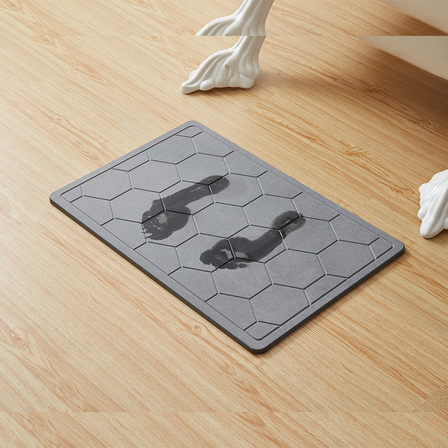 Bibb Home Diatomaceous Earth Stone Bath Mat Drying Mat - Tophatter Daily Deals