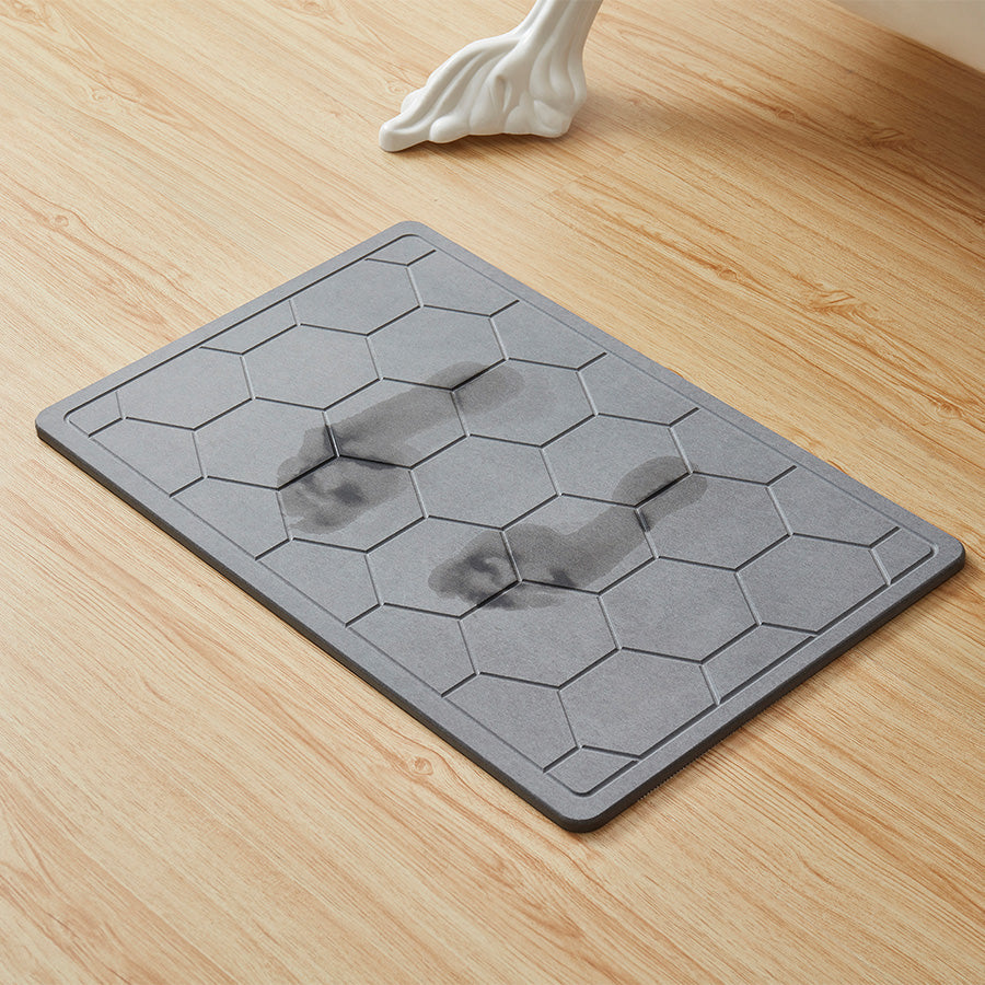 Bibb Home Diatomaceous Earth Stone Bath Mat Drying Mat - Tophatter Daily Deals