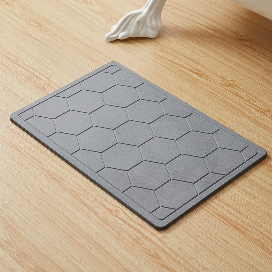 Bibb Home Diatomaceous Earth Stone Bath Mat Drying Mat - Tophatter Daily Deals