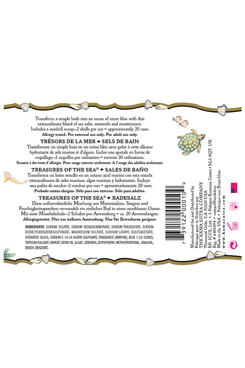 Kama Sutra Treasures of the Sea Bath Salts - Tophatter Daily Deals