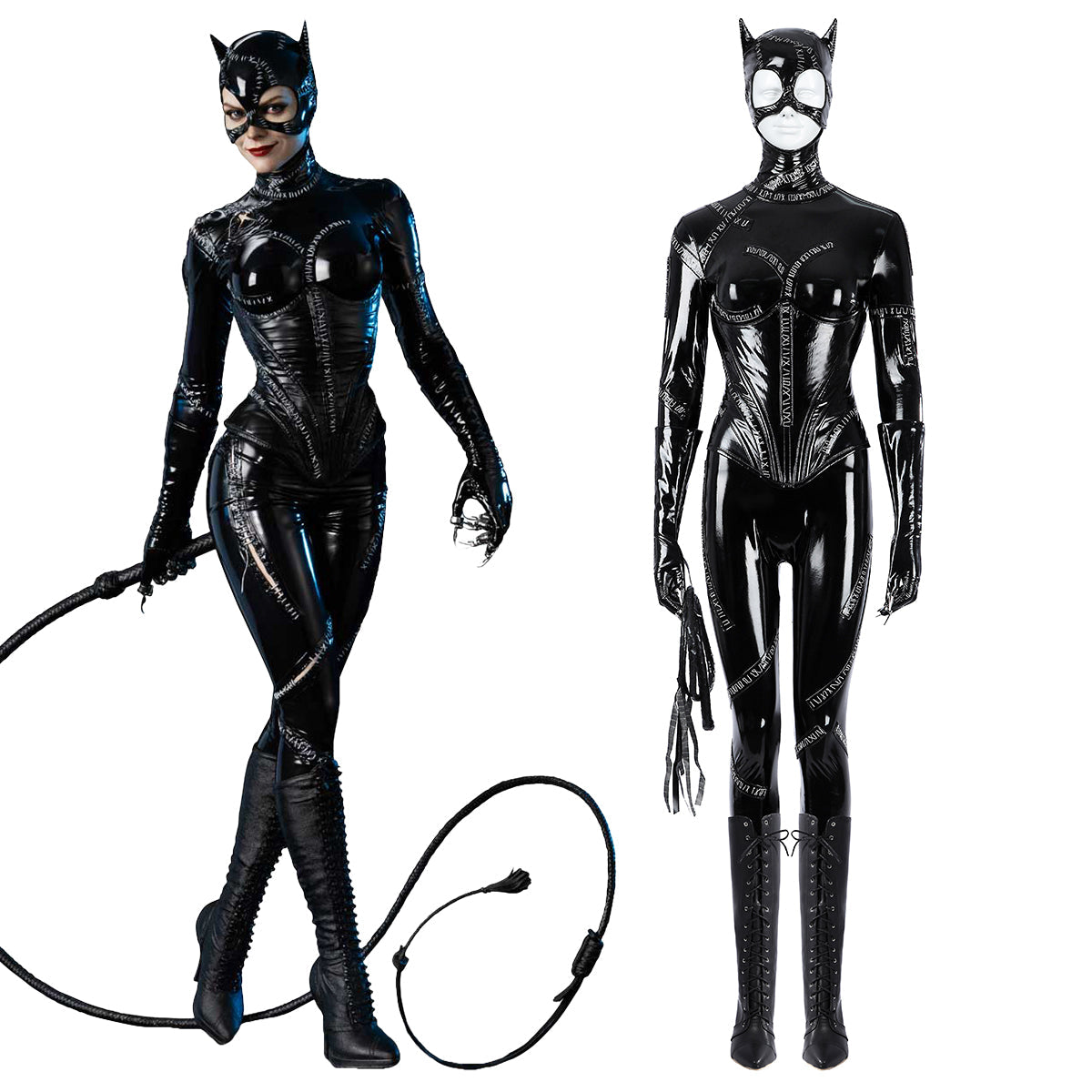 Batman Returns (1992) Catwoman Selina Kyle Cosplay Costume Costume - Tophatter Daily Deals