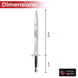 Battle Ready Greek Hoplite Sword with Leather Wrapped Handle Swords - Tophatter Daily Deals