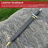 Battle Ready Greek Hoplite Sword with Leather Wrapped Handle Swords - Tophatter Daily Deals