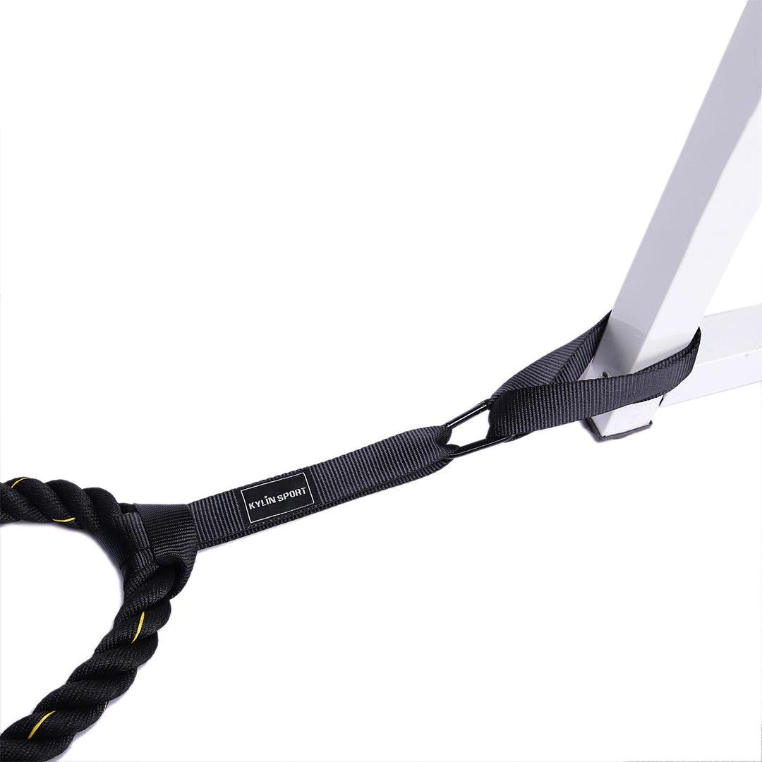 Anchor Straps - Battle Battling Power Rope Anchor Strap Kit Workout Holder Loop Anchor Band Exercise & Fitness - Tophatter Daily Deals