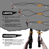 Battle Ropes for Sale - Best Battle Ropes UK Battle Ropes-38mm*9m Exercise Rope ,Training Rope with protective cover &Support Exercise & Fitness - Tophatter Daily Deals