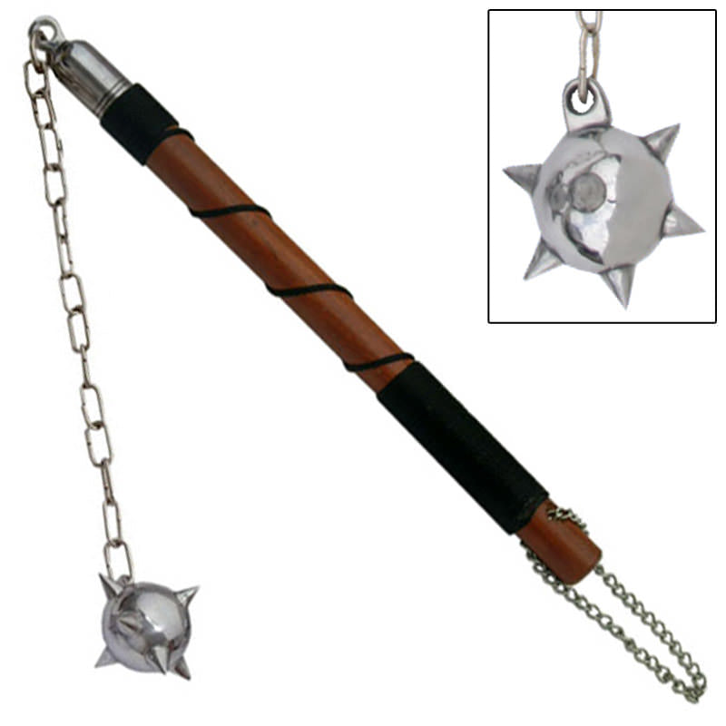 Battle Field Ancient Steel Mace Ball Collectible Weapons - Tophatter Daily Deals