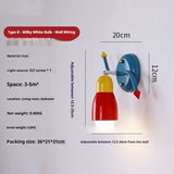 Bauhaus Rocker Wall Lamp B Milk white Cable Lighting - Tophatter Daily Deals