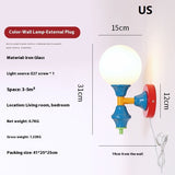Bauhaus Vintage Wall Light Colorful + US plug Lighting - Tophatter Daily Deals