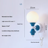 Bauhaus Vintage Wall Light Blue + US plug Lighting - Tophatter Daily Deals