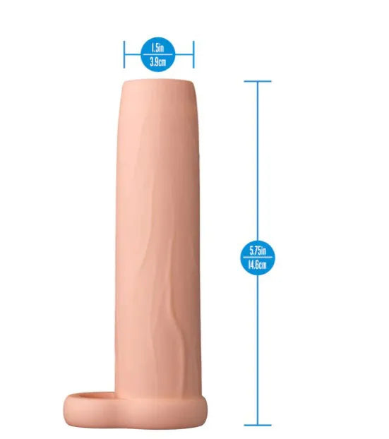 Performance 5.75 Inch Enhancement Sleeve – Flexible Penis Sleeve > Sex Toys For Men > Penis Sleeves - Tophatter Daily Deals