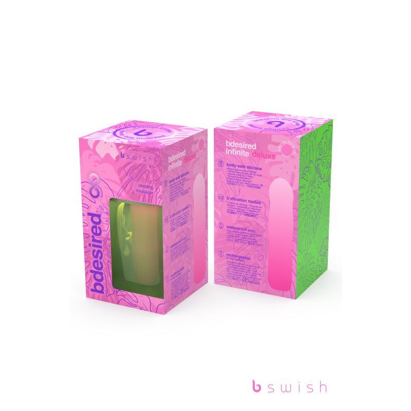 Bdesired Infinite Deluxe Flamingo Pink 7 Inch > Sex Toys For Ladies > G-Spot Vibrators - Tophatter Daily Deals