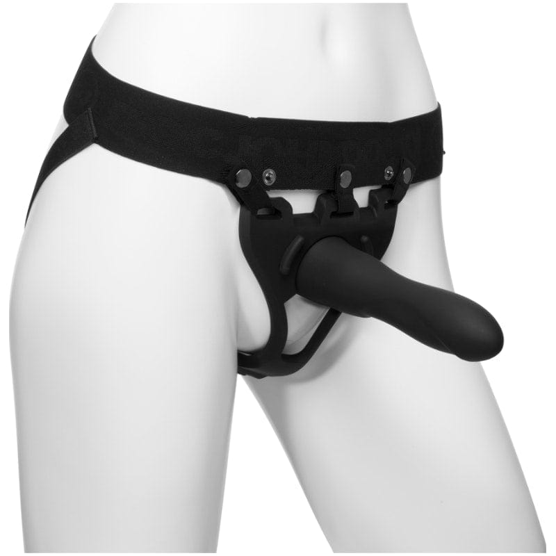 Be Strong 7.5 Inch Slim Dong 2 Piece Hollow Silicone Strap-On Set > Dildos > Hollow Strap Ons - Tophatter Daily Deals