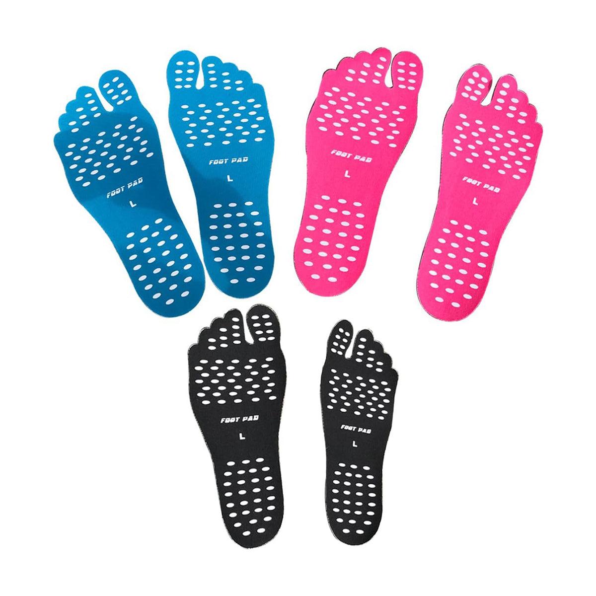 Stick on Foot Pad - Beach Foot Pads for Barefoot Invisible Anti-Slip Waterproof Sticker Sports & Outdoor - Tophatter Daily Deals