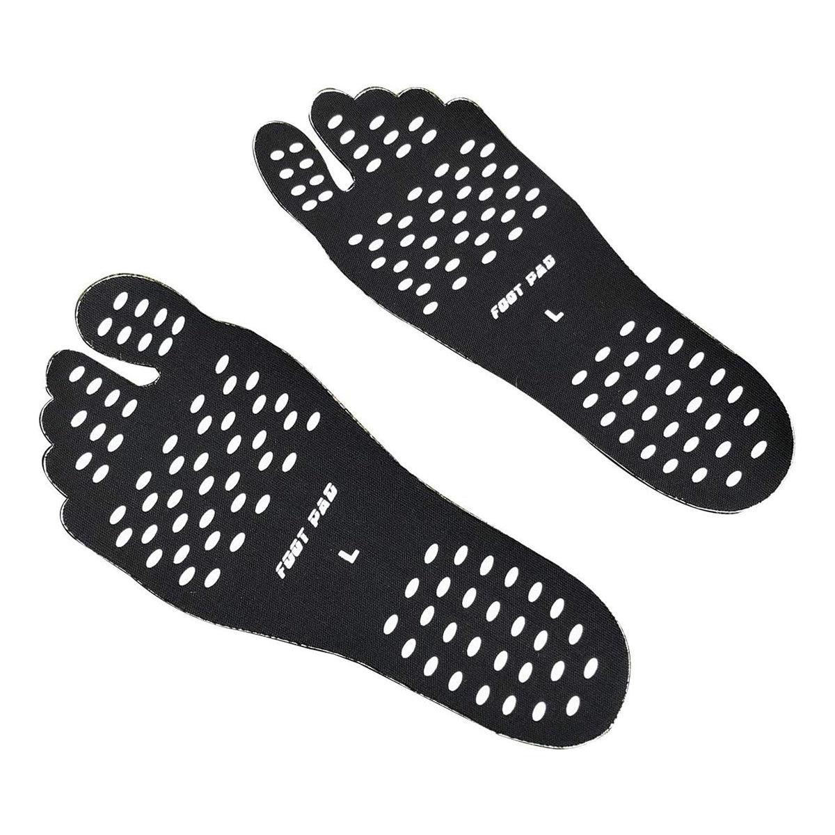 Stick on Foot Pad - Beach Foot Pads for Barefoot Invisible Anti-Slip Waterproof Sticker Black Sports & Outdoor - Tophatter Daily Deals