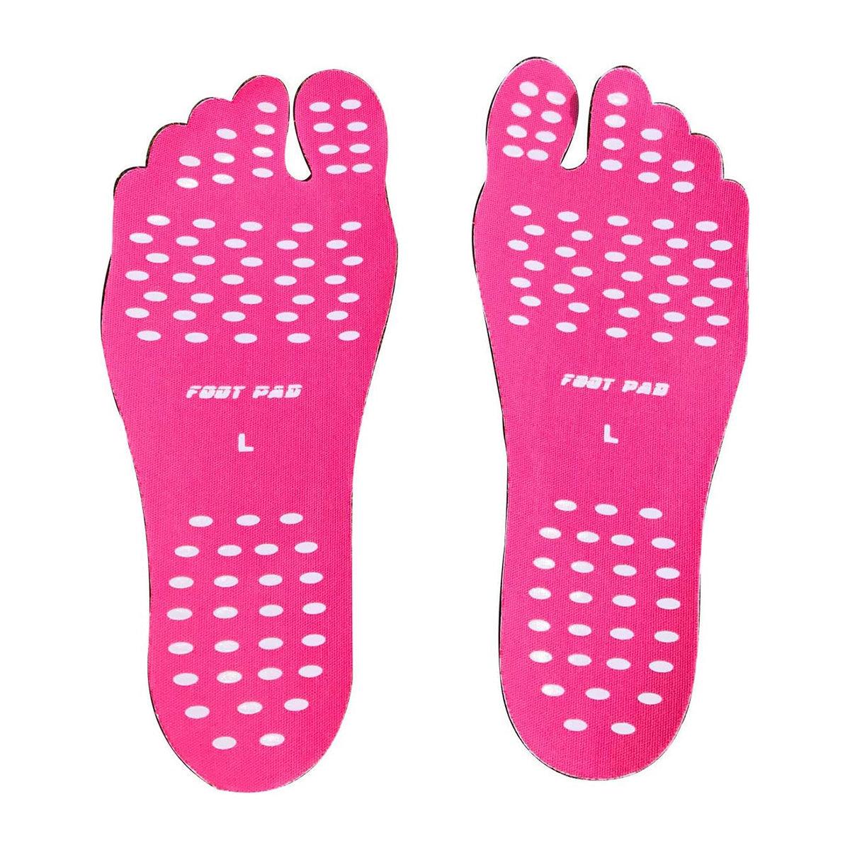 Stick on Foot Pad - Beach Foot Pads for Barefoot Invisible Anti-Slip Waterproof Sticker Pink Sports & Outdoor - Tophatter Daily Deals