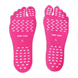 Stick on Foot Pad - Beach Foot Pads for Barefoot Invisible Anti-Slip Waterproof Sticker Pink Sports & Outdoor - Tophatter Daily Deals