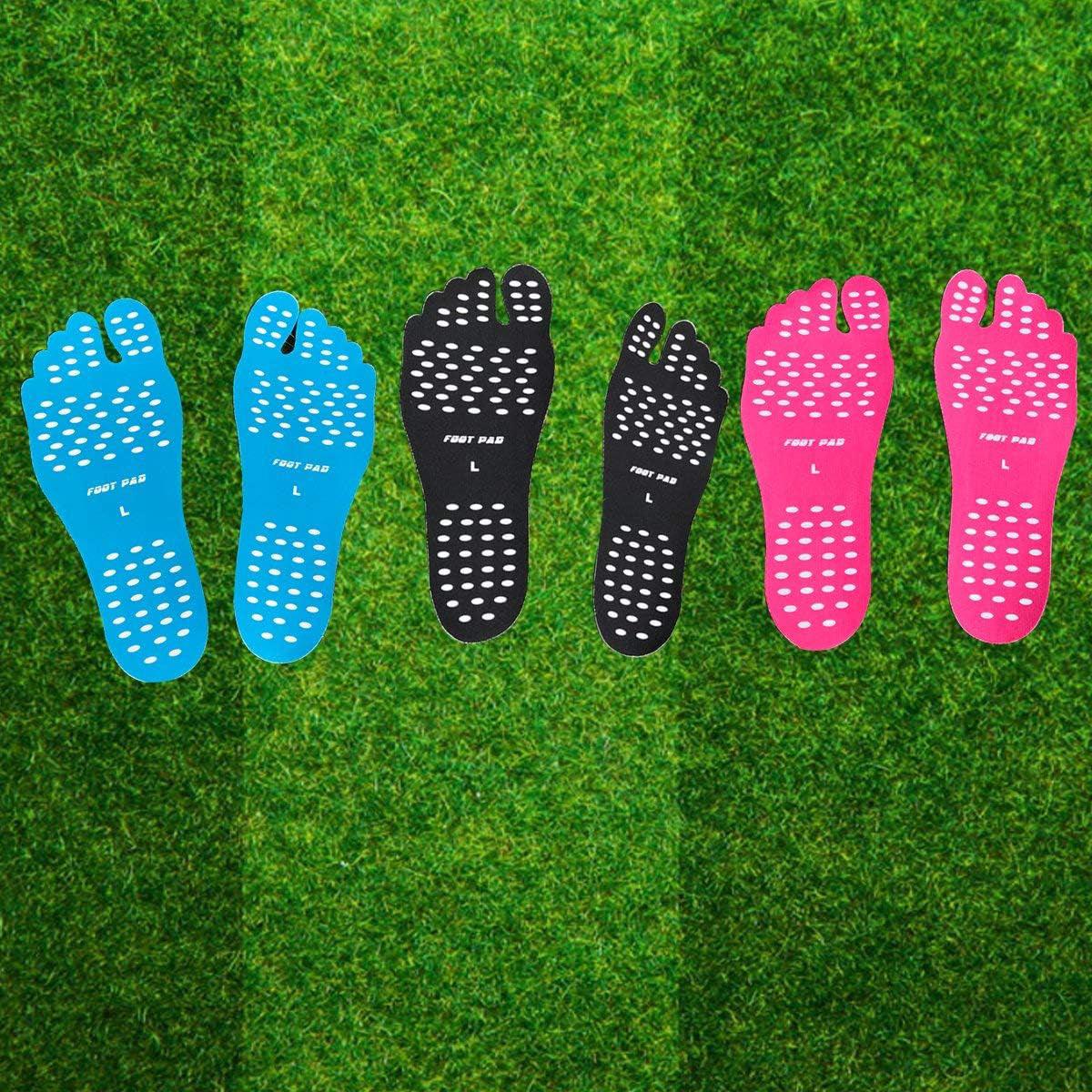 Stick on Foot Pad - Beach Foot Pads for Barefoot Invisible Anti-Slip Waterproof Sticker Sports & Outdoor - Tophatter Daily Deals