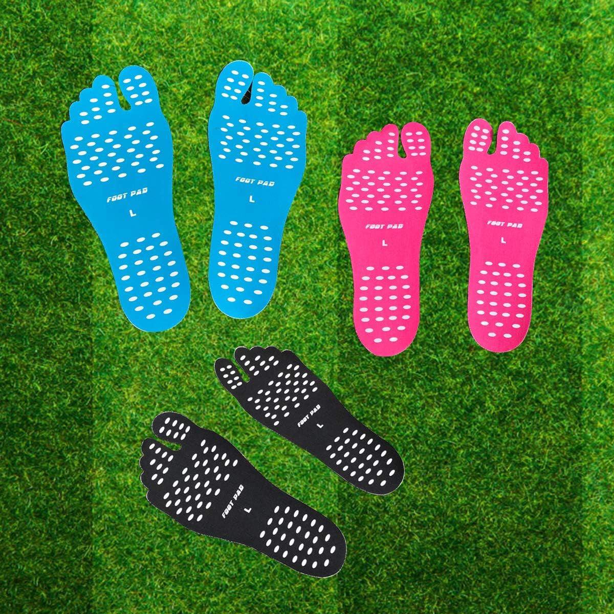 Stick on Foot Pad - Beach Foot Pads for Barefoot Invisible Anti-Slip Waterproof Sticker Sports & Outdoor - Tophatter Daily Deals