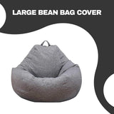 Bean Bag Replacement Covers - Large Bean Bag Cover Chair Teens Kids Couch Sofa Covers Lazy Lounger Garden Personal Care - Tophatter Daily Deals