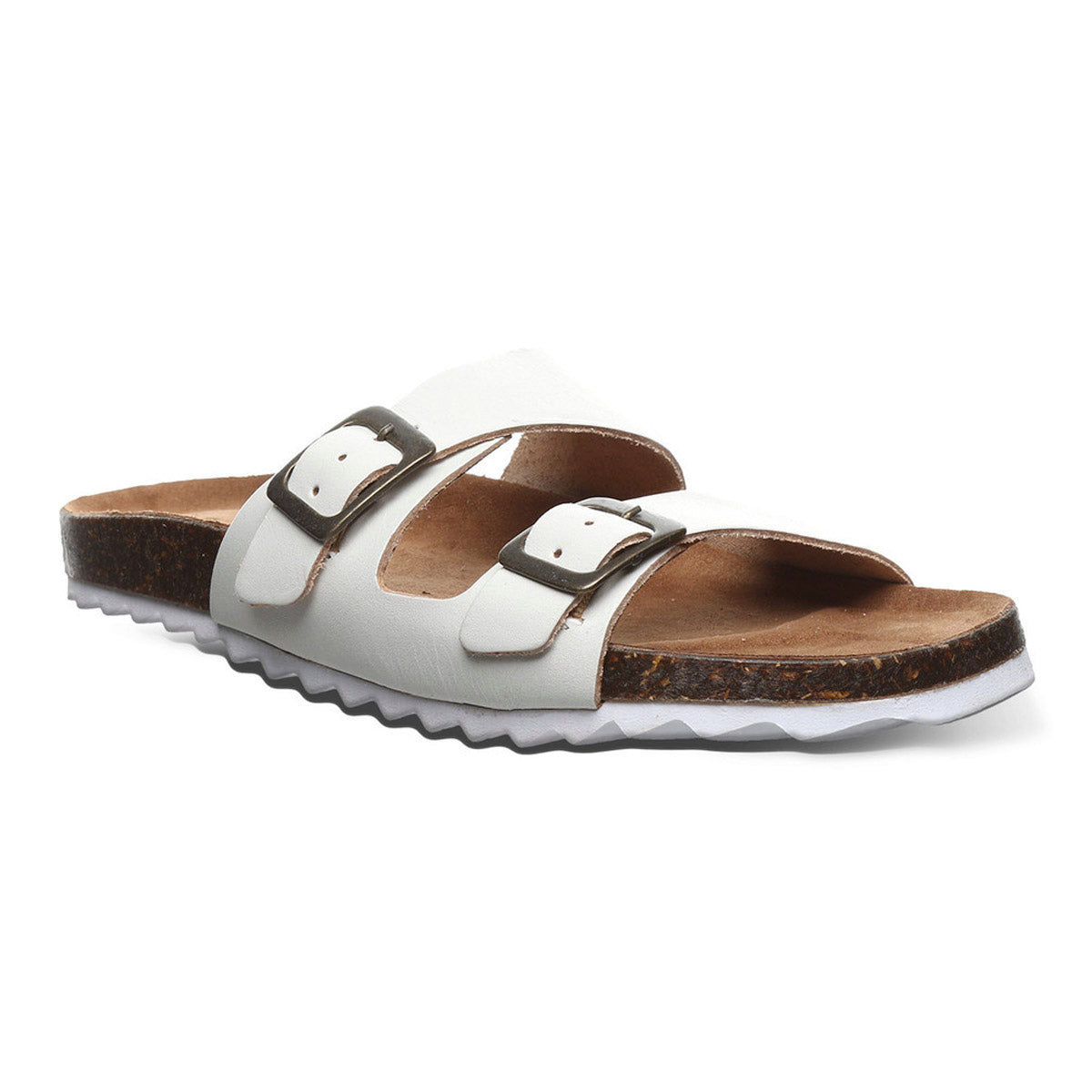 Bearpaw Women's Julieta Sandals White Footwear - Tophatter Daily Deals