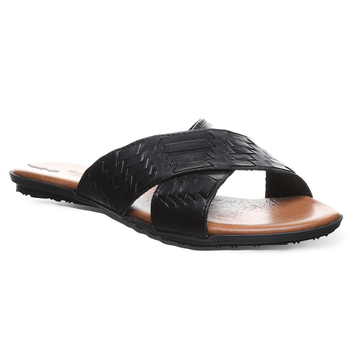 Bearpaw Women's Ximena Sandals Black II Footwear - Tophatter Daily Deals
