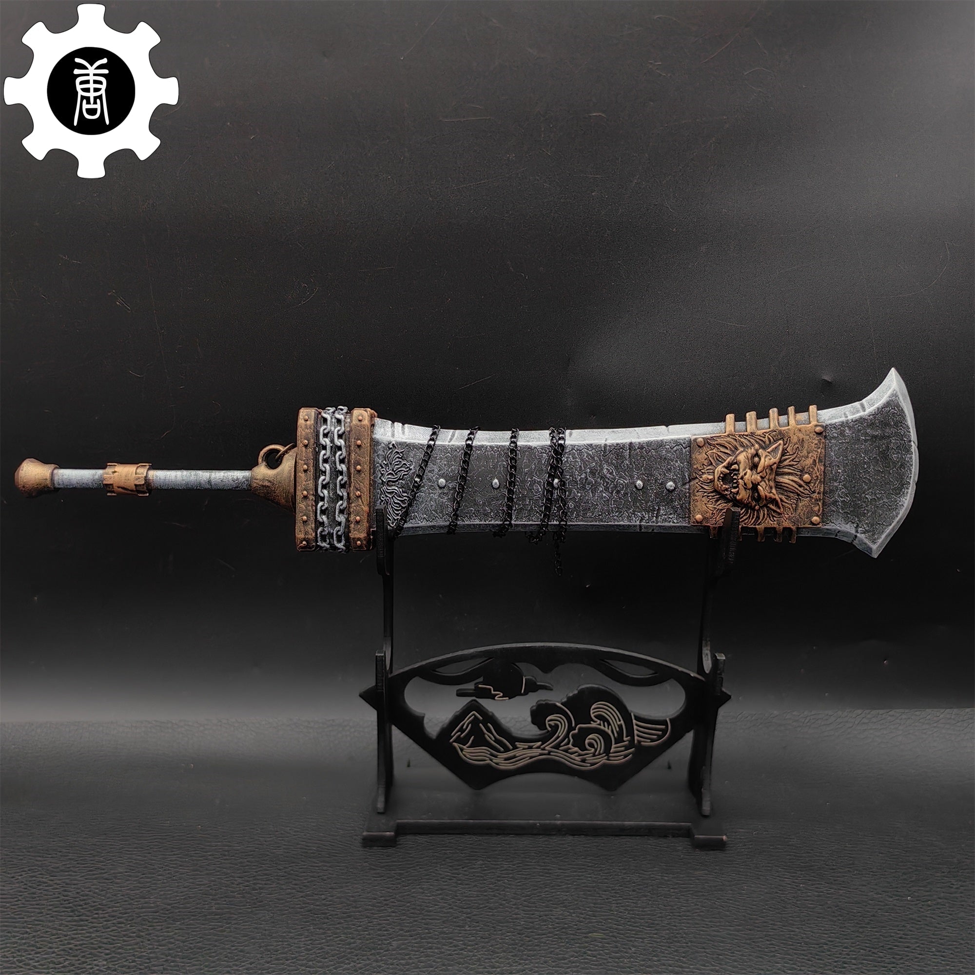 3D Printed 1: 6 Scale Beastlord Sword Replica Sword & Stand - Tophatter Daily Deals