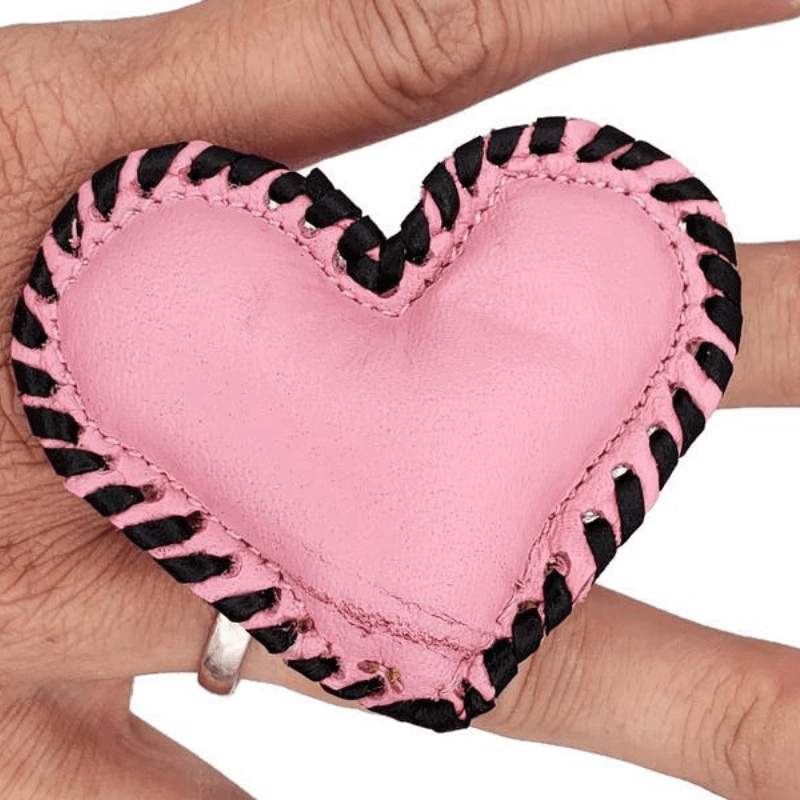 Beating Heart Steel Pellet Filled Self Defense SAP Ring Impact Self Defense - Tophatter Daily Deals