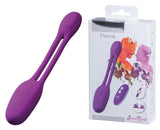 BeauMents Flexxio Purple Dual Motor Silicone Vibrator with Remote Control and Waterproof Design > Sex Toys > Couples Toys - Tophatter Daily Deals