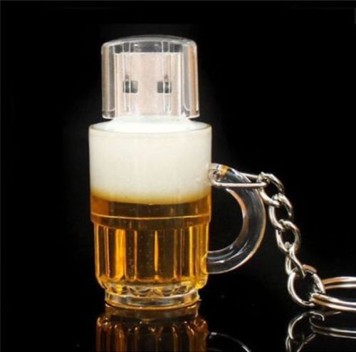 Beer Mug USB Stick 16gb 3D Beer Cup USB Flash Drive 2.0 USB Flash Drive - Tophatter Daily Deals