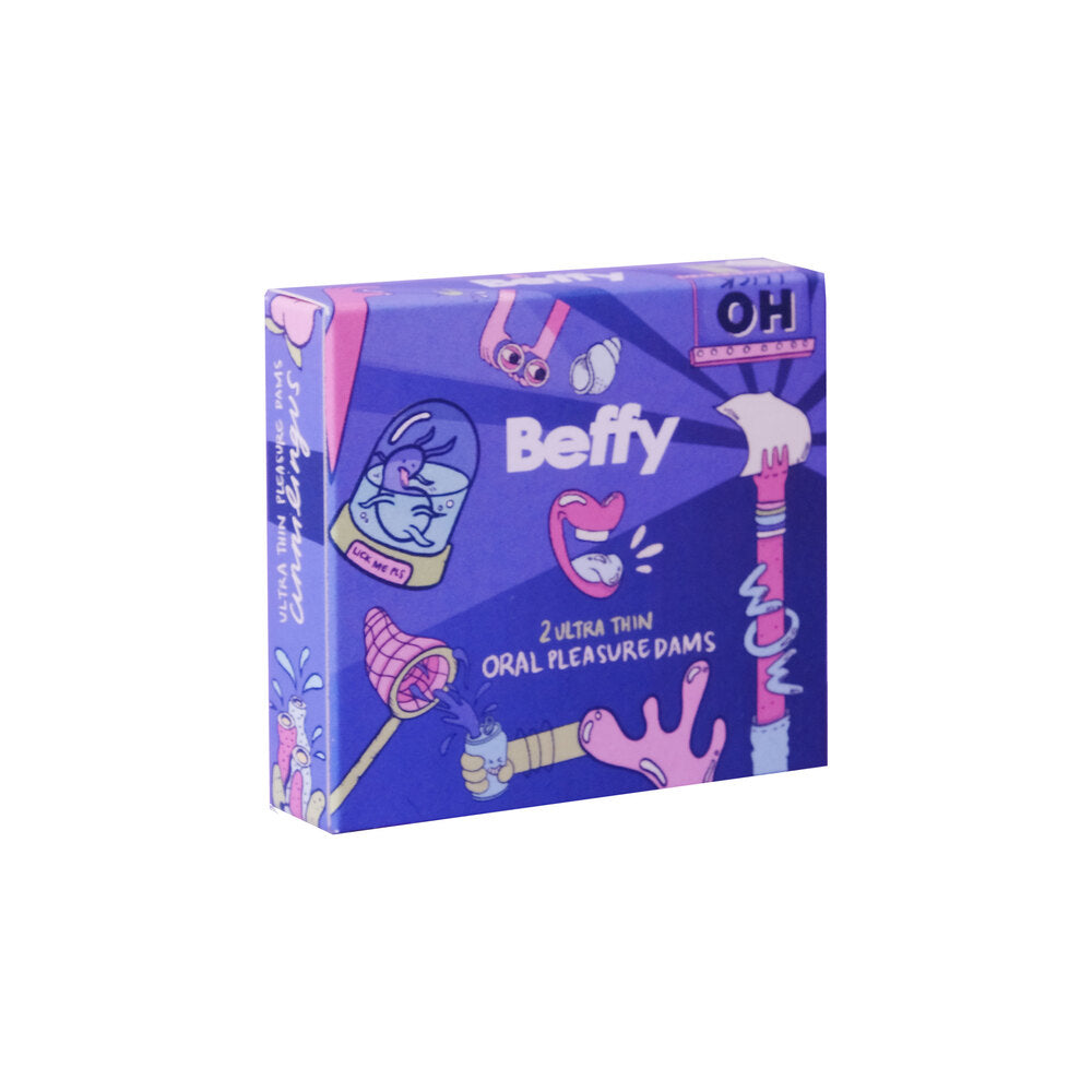 Beffy Ultra Thin Oral Pleasure Dams 2 Pieces – Protective Oral Dams > Essentials > Condoms - Tophatter Daily Deals