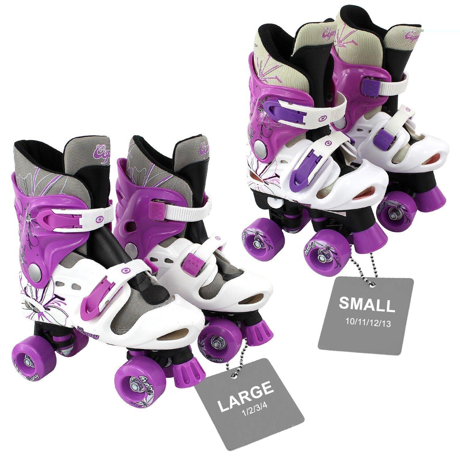Roller Skating Shoes - Adjustable 4 Wheels Kids Roller Skates Boots Sports & Outdoor - Tophatter Daily Deals