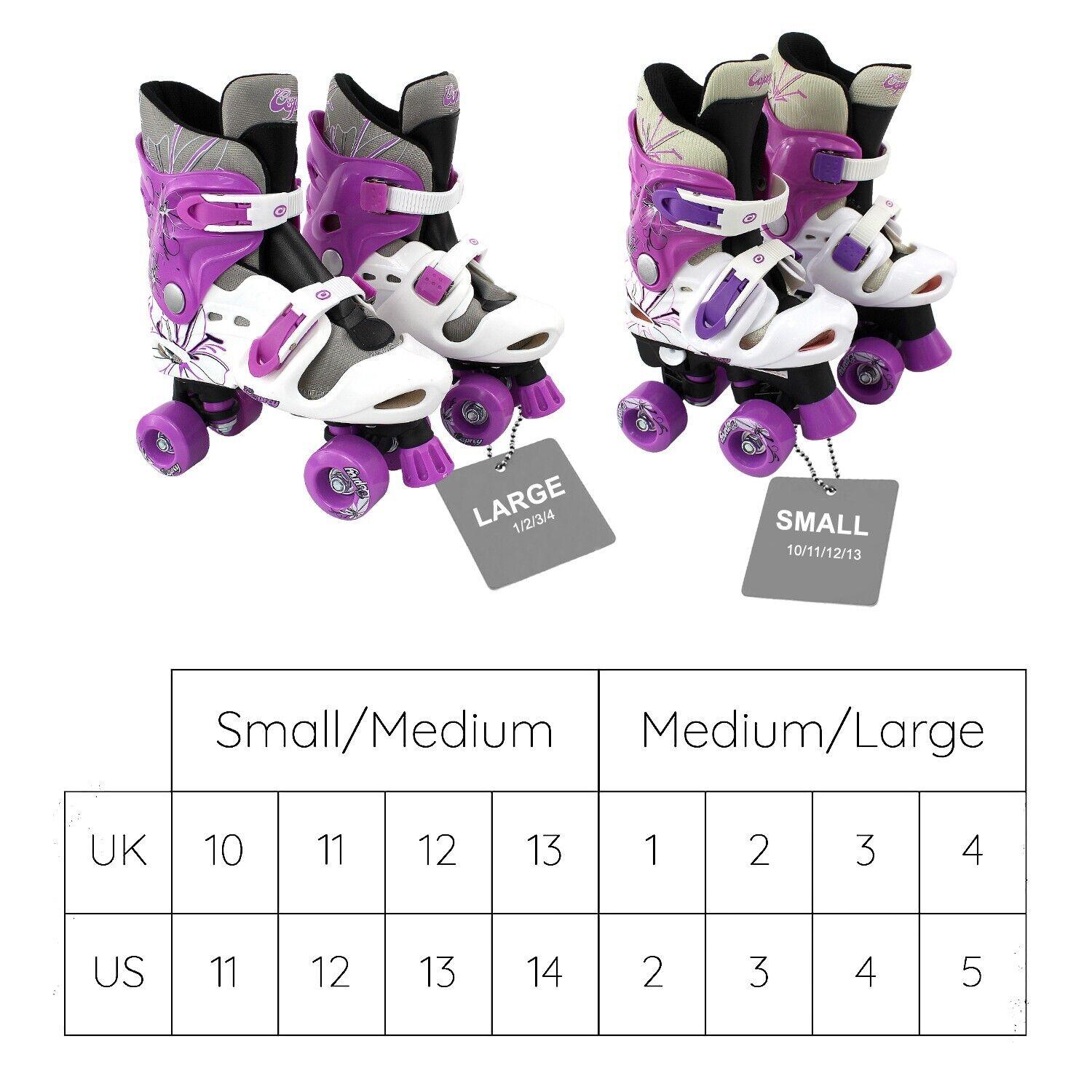 Roller Skating Shoes - Adjustable 4 Wheels Kids Roller Skates Boots Sports & Outdoor - Tophatter Daily Deals