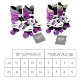 Roller Skating Shoes - Adjustable 4 Wheels Kids Roller Skates Boots Sports & Outdoor - Tophatter Daily Deals