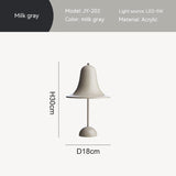 Bell Chime Touch Lamp Milk Gray Lighting - Tophatter Daily Deals