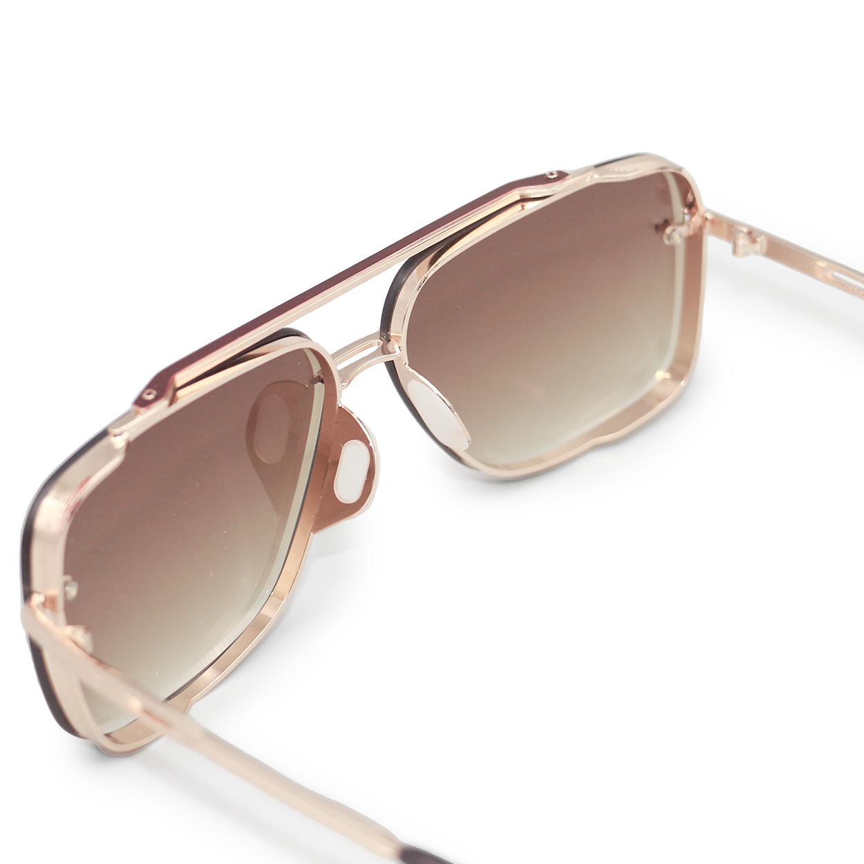 TopFoxx Bella Coffee - Tangle Free Women's Aviator Sunglasses Sunglasses - Tophatter Daily Deals