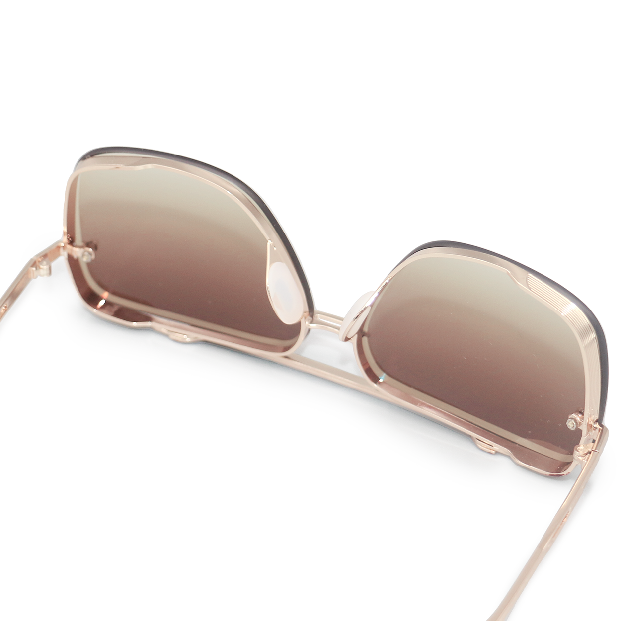 TopFoxx Bella Coffee - Tangle Free Women's Aviator Sunglasses Sunglasses - Tophatter Daily Deals