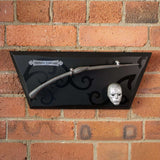 Harry Potter - Bellatrix Wand and Death Eater Mask Display Plaque Sword Display Plaque - Tophatter Daily Deals