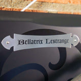 Harry Potter - Bellatrix Wand and Death Eater Mask Display Plaque Sword Display Plaque - Tophatter Daily Deals