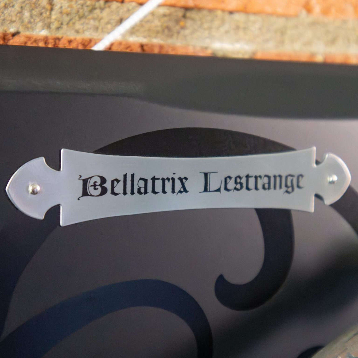 Harry Potter - Bellatrix Wand and Death Eater Mask Display Plaque Sword Display Plaque - Tophatter Daily Deals