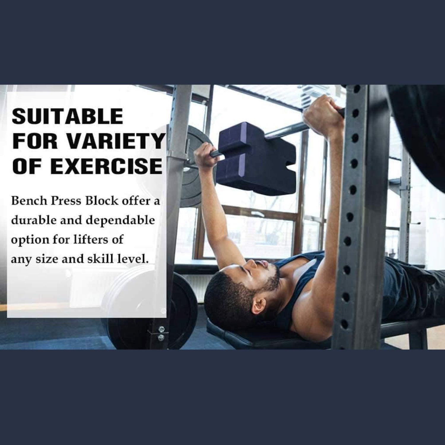 Bench Board Press Block For Home Gym Workout - Adjustable 2-5 Bench Board, Home Gym Workout Fitness Accessories for Increase Your Bench Press. Exercise & Fitness - Tophatter Daily Deals