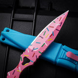 Benchmade 176-SBK "Donut Pink" Fixed Blade Knife - Tophatter Daily Deals
