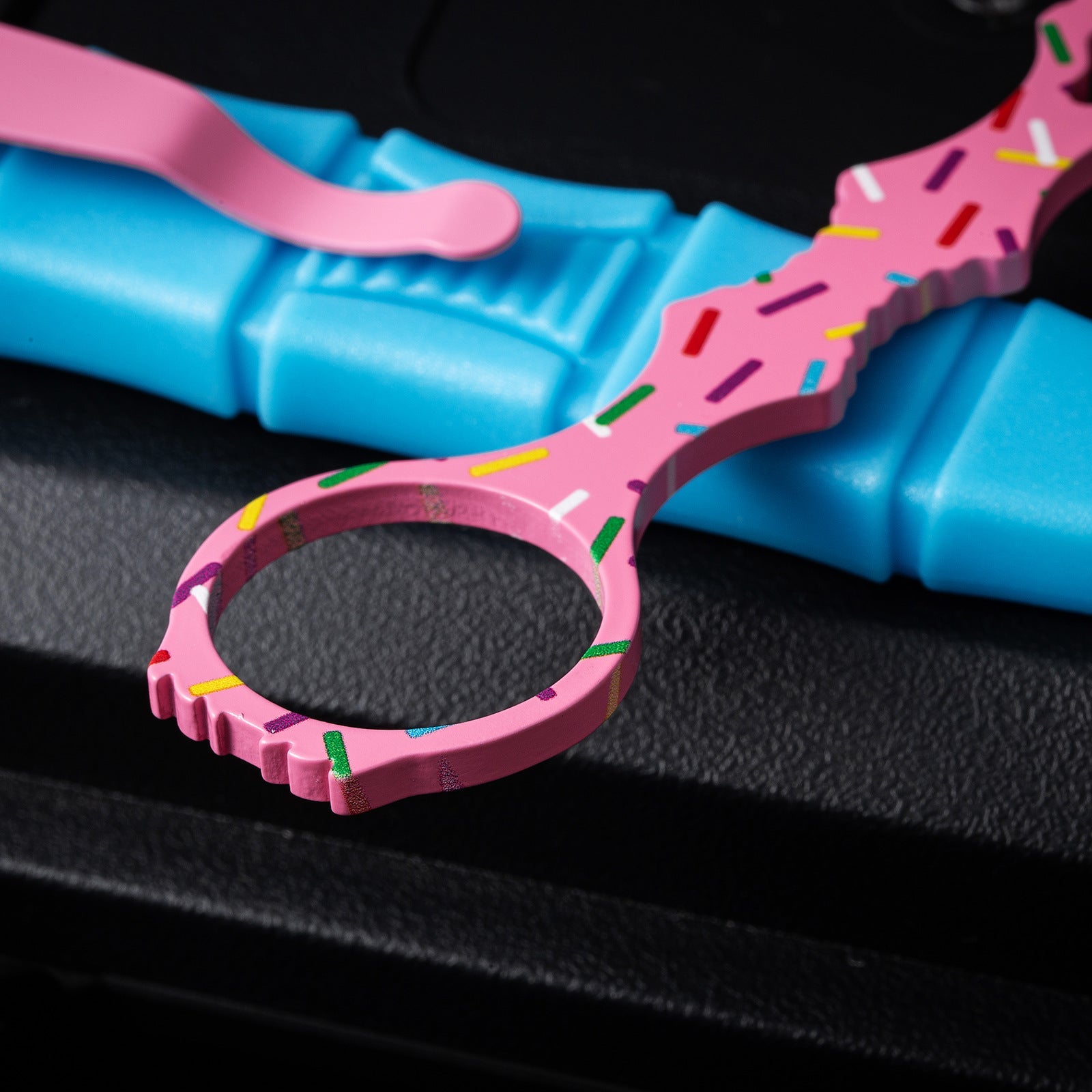 Benchmade 176-SBK "Donut Pink" Fixed Blade Knife - Tophatter Daily Deals