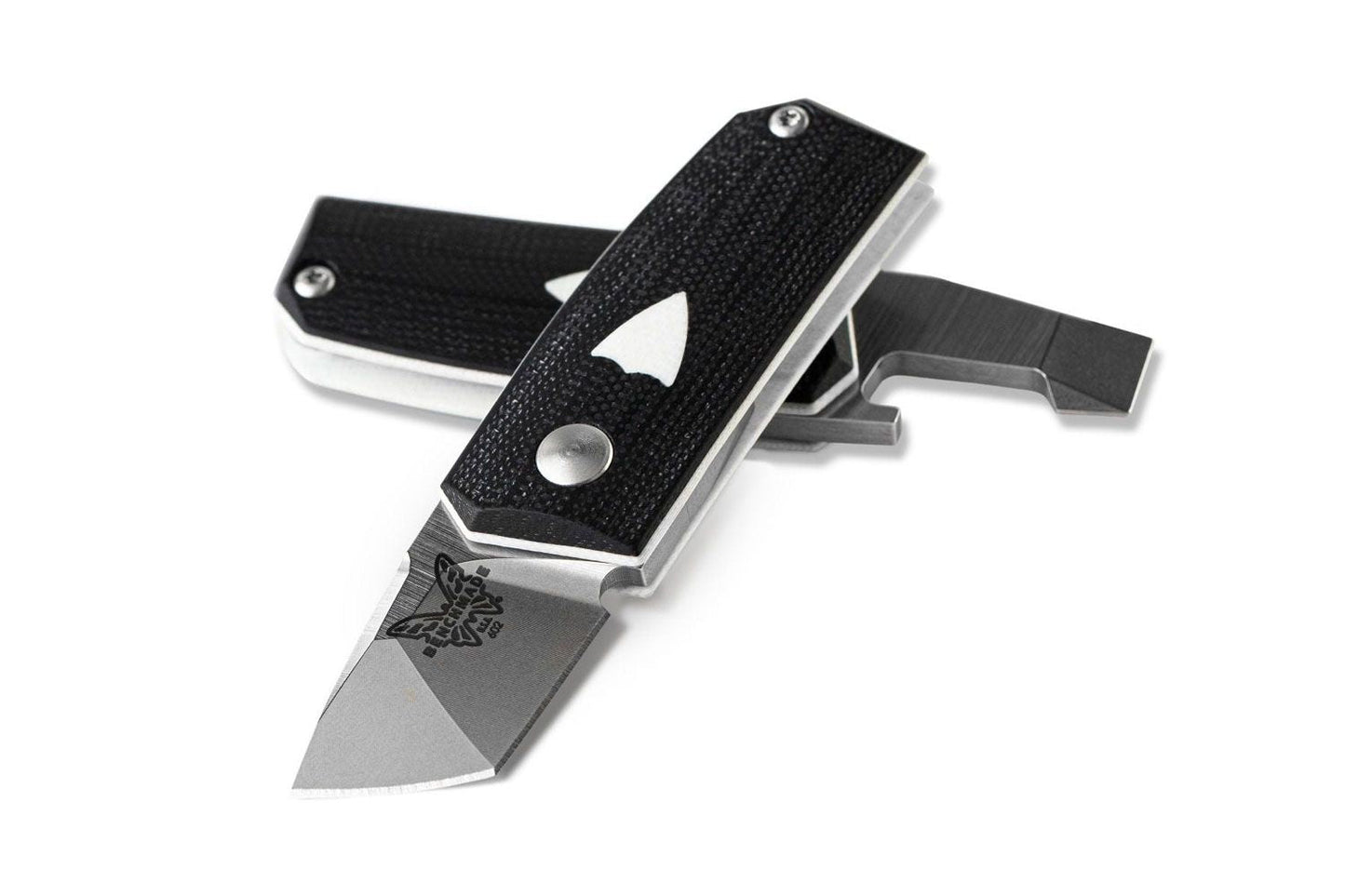 Benchmade - Tengu Tool - CPM-20CV - Satin Tanto Blade - Black G10 Handles - 602 Knives - Tophatter Daily Deals