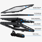 Heavy Duty iPad Case Rugged Tablet Cover With Hand Strap - Tophatter Daily Deals