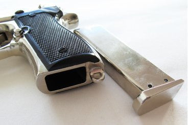 Beretta 92 / Us Military M9 (Nickel Finish) Gun Replica - Tophatter Daily Deals