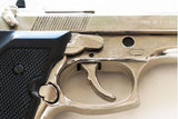Beretta 92 / Us Military M9 (Nickel Finish) Gun Replica - Tophatter Daily Deals